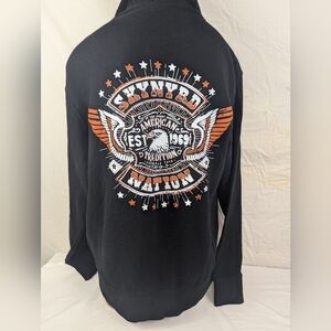 Lynard Skynyrd Vintage 2019 Farewell Concert  Merch Black Hoodie Medium